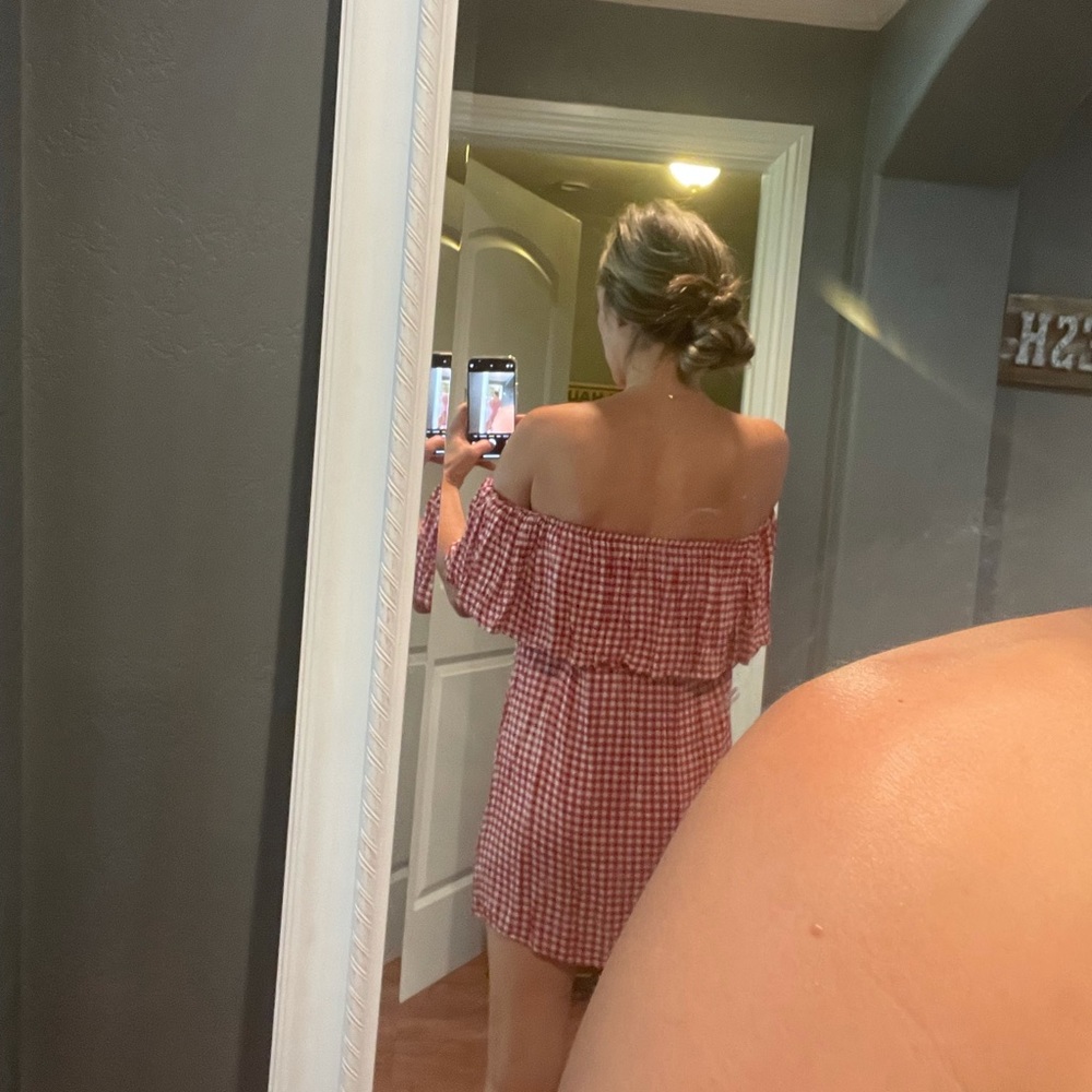 ❌SOLD❌ Show me your mumu gingham mini dress - Picture 3 of 5